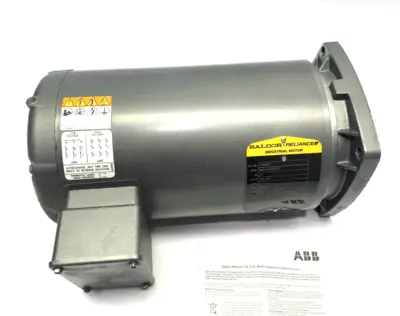 Used ABB, Baldor-Reliance Electric Motor 3-Phase 1.5HP 3450rpm 35E6221M764G1 A.C. Motors Michigan US | Maverick Industrial Sales #1391648