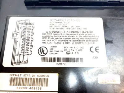 USED GE FANUC QUICKPANEL VIEW HMI 12.1" COLOR TFT  12/24VDC