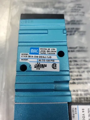MAC 414A-B0A-DM-DDAJ-1JD VALVE w/DMB-DDAJ-1JD Module. 6A-12