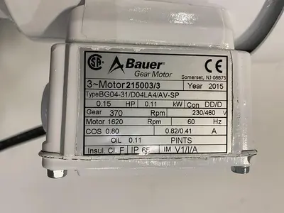 USED 2014 ALLEGHENY BRADFORD 171 LITER STAINLESS STEEL JACKETED REACTOR 45 PSI W/ AGITATOR