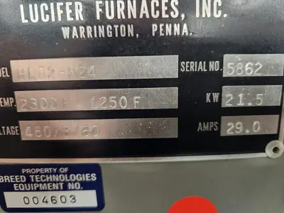 LUCIFER HL82-K24 Miscellaneous, Ovens & Furnaces | Machinery Central (10)