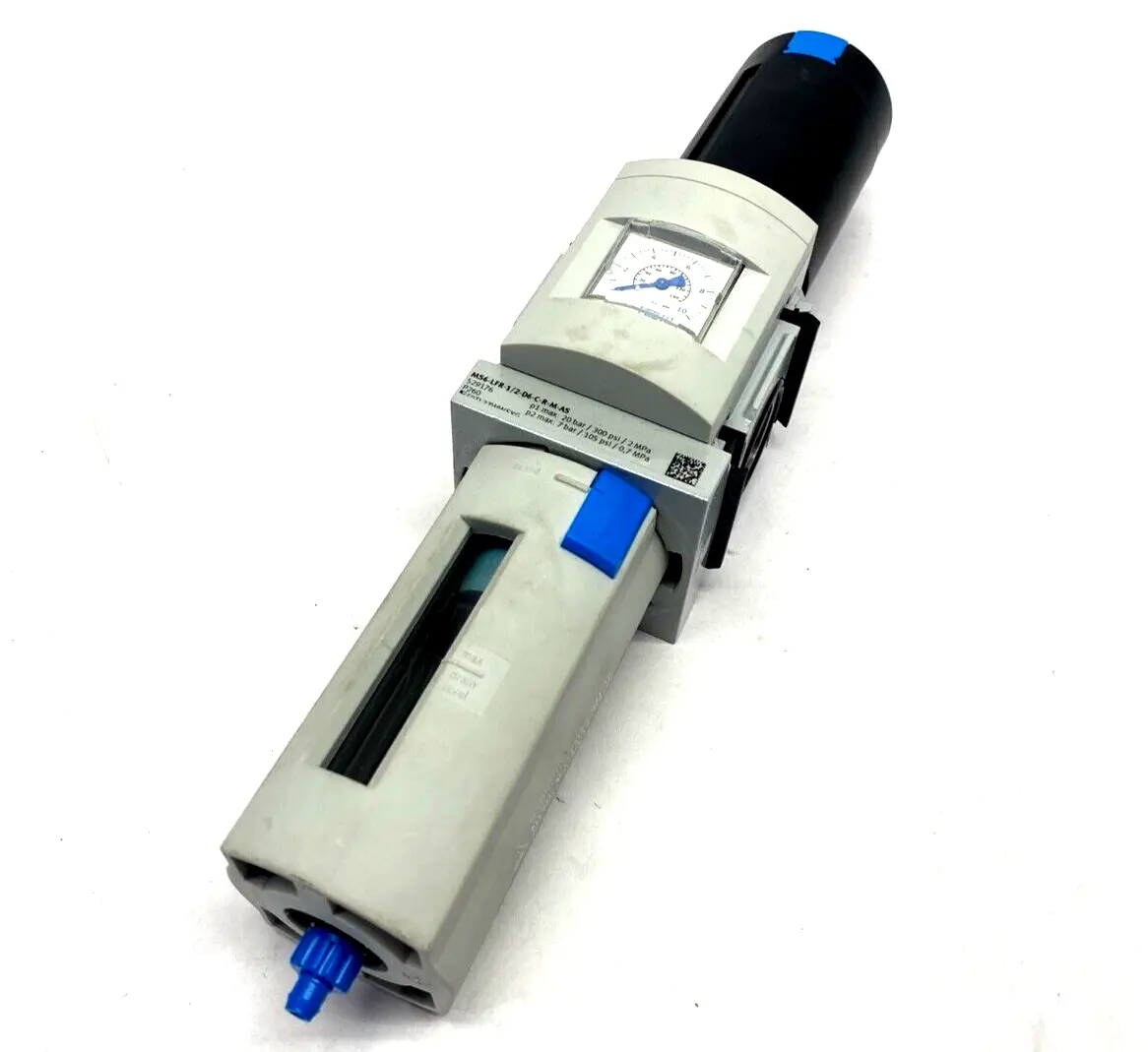 529176, MS6-LFR-1/2-D6-C-R-M-AS | Festo MS6-LFR-1/2-D6-C-R-M-AS Filter Regulator G1/2 529176 - Used