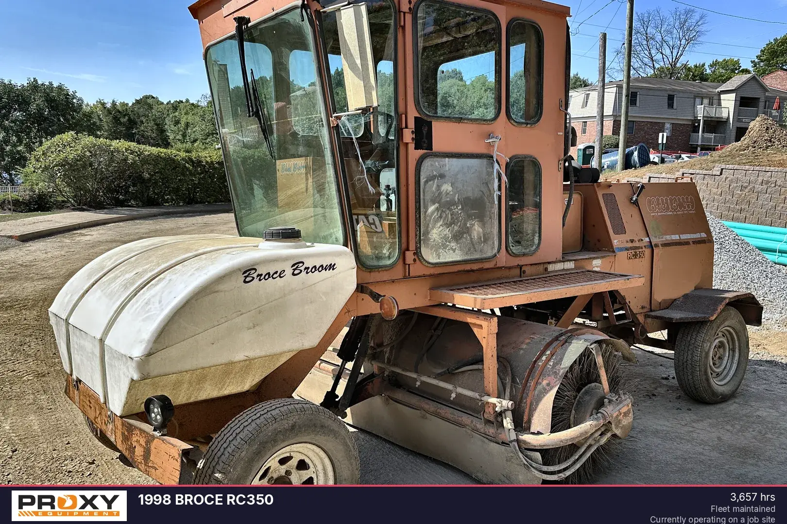 Used 1998 BROCE RC350 Sweepers Kentucky US | Proxy Equipment #1377659