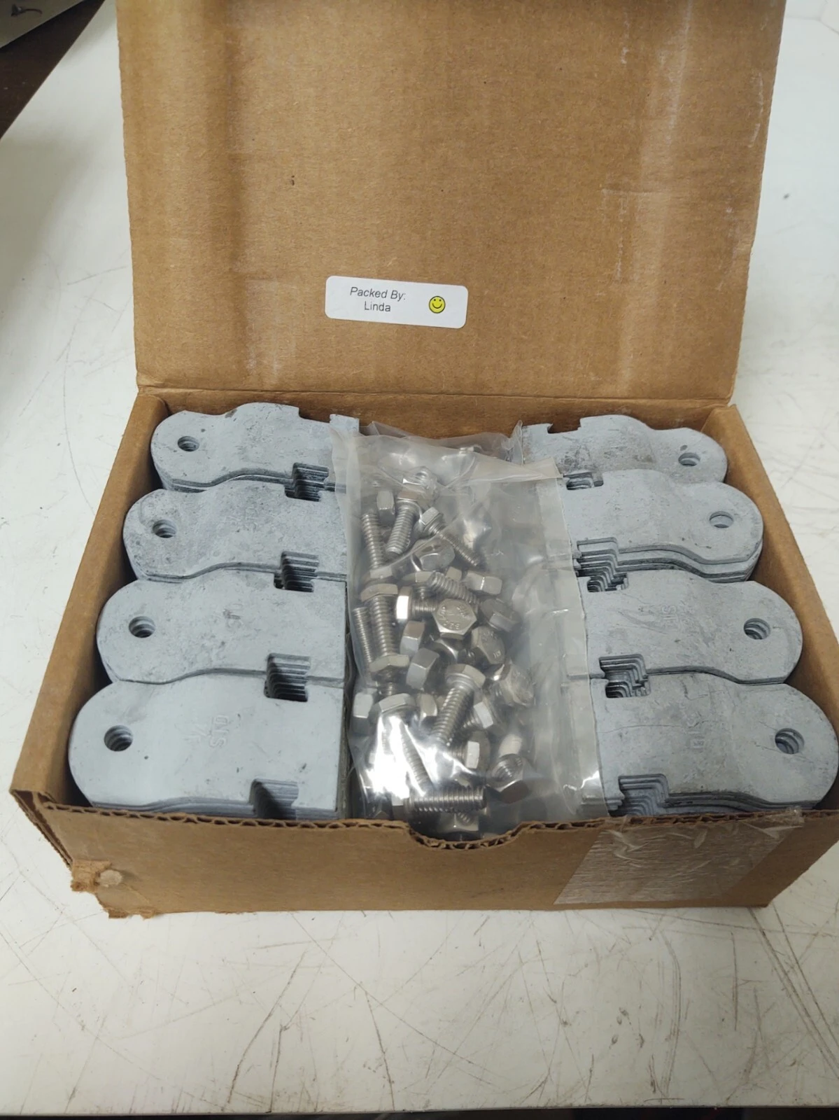 🔥(100 Pairs) Strut Pipe/Conduit Clamp,  HDG RGD 3/4 Hot Dip Galvanized Clamp