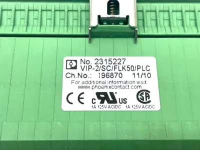 Used Phoenix Contact VIP-2/SC/FLK50/PLC PLC Input & Output Michigan US | Maverick Industrial Sales #1493870