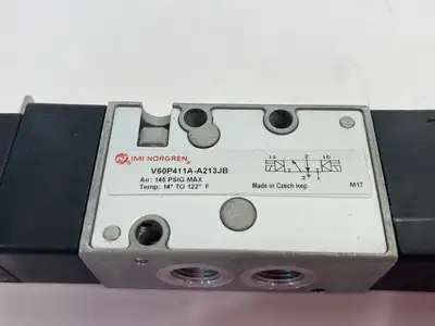 New | in-Stock IMI Norgren Double Solenoid Actuated Valve 5/2-Way 24VDC Solenoid Valves Michigan US | Maverick Industrial Sales #1397006