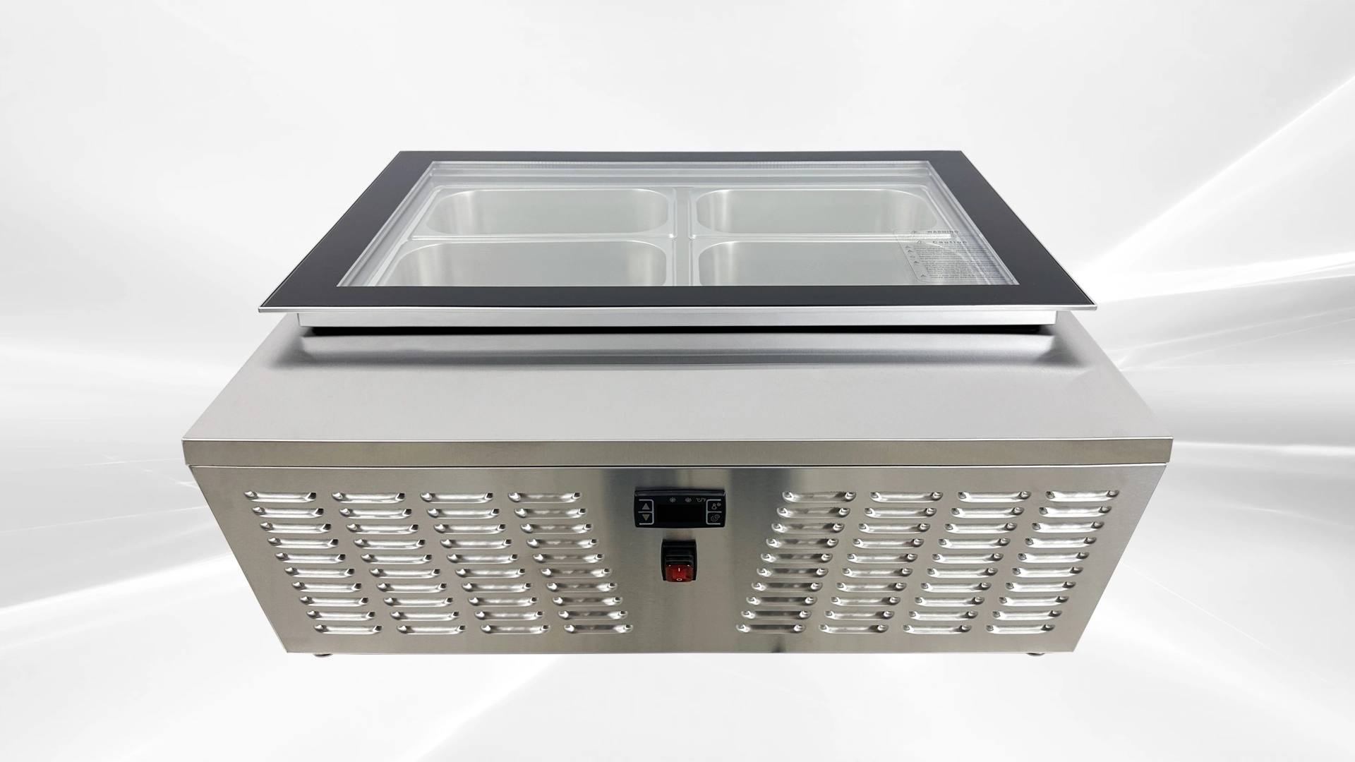 171-0353 4 Pan Countertop Self Contained Gelato Ice Cream Freezer