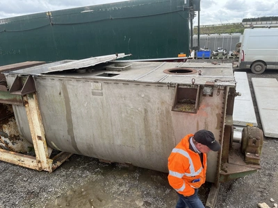 5000L S/S J H Day U Trough Mixer