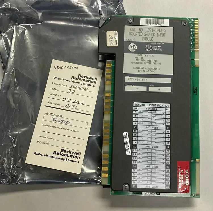 Used ALLEN-BRADLEY 1771-IQ16 Input / Output Modules | Surplus Asset Holdings #1205992