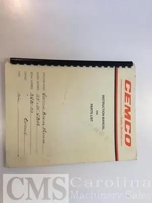 USED 1991 CEMCO SCB-120 MULTI SPINDLE BORING MACHINE