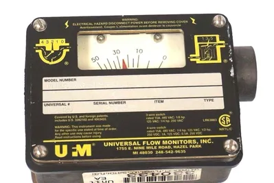 NEW UNIVERSAL FLOW MONITORS MN-BSB500GM-12-32V1.0-A1WR FLOW MONITOR B52420