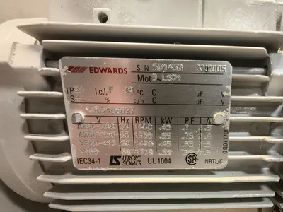 Used EDWARDS A6540190XS Vacuum Pumps South Carolina US | ESS Industrial Equipment Sales #1330535