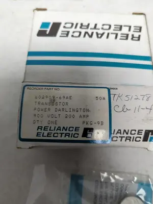 New | in-Stock RELIANCE ELECTRIC 602909-69AE Miscellaneous Equipment (Electrical & Power) | Surplus Asset Holdings #1195411