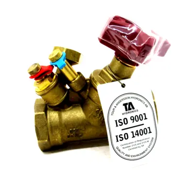 NEW TA HYDRONICS PN20150 BALANCING VALVE 1 1/4" DN32