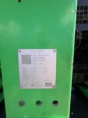 Used 2018 ATLAS COPCO PAS150HF Centrifugal Pumps California US | Lillo Machinery #1420820