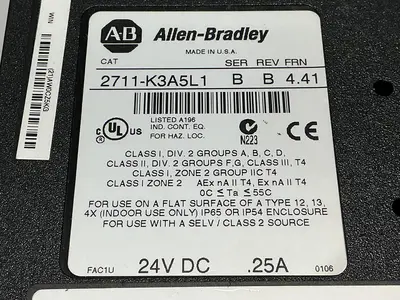USED ALLEN BRADLEY 2711-K3A5L1