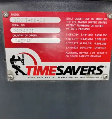 2020 TIMESAVERS LYNX 37MWT-DD-60 GRINDERS, BELT | Wheeler Machinery Sales (8)