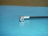 NEW Huber & Suhner QMA Male/Male, Right Angle Cable, 18-3/4"