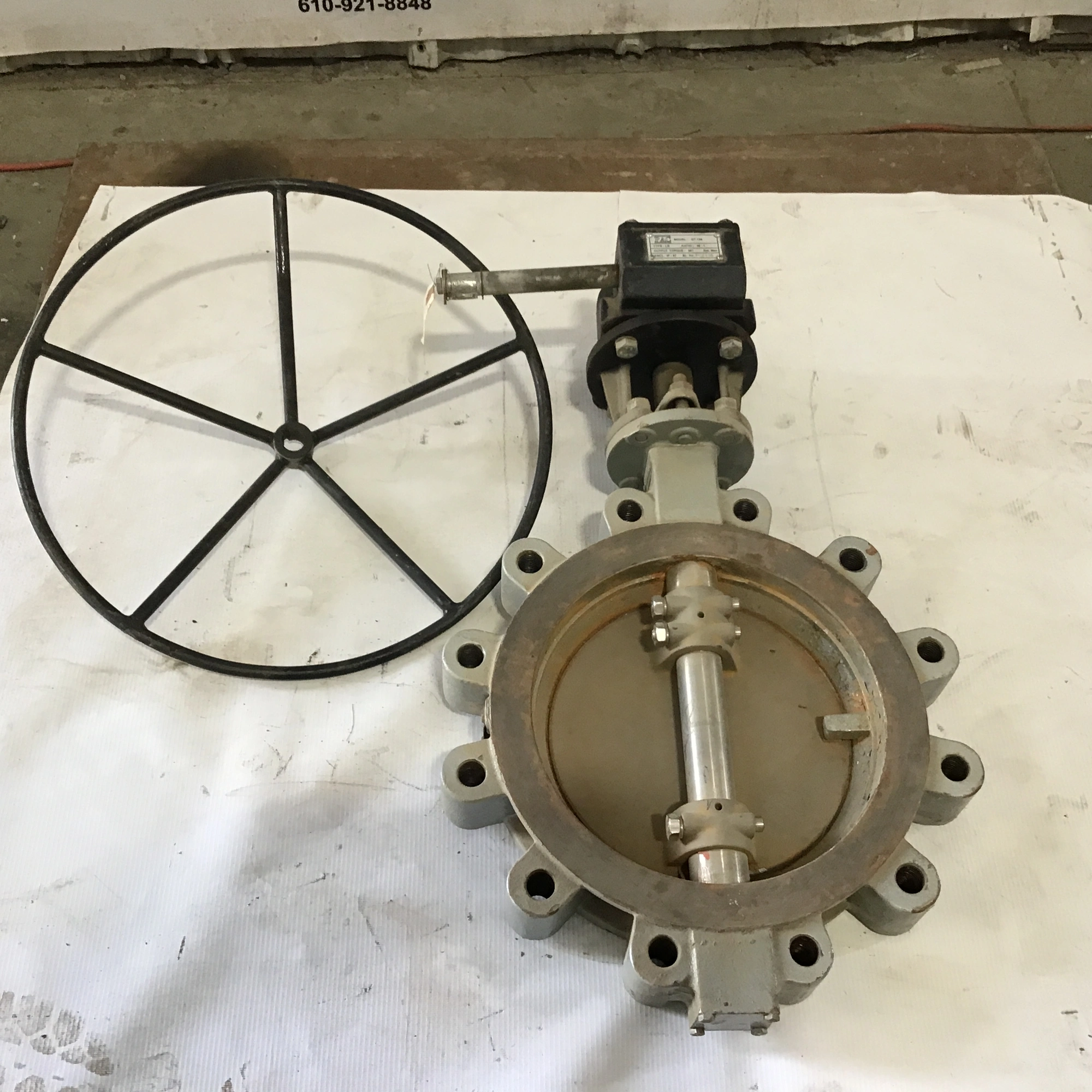 BDK butterfly valve MODEL QT-100 RATIO 40:1