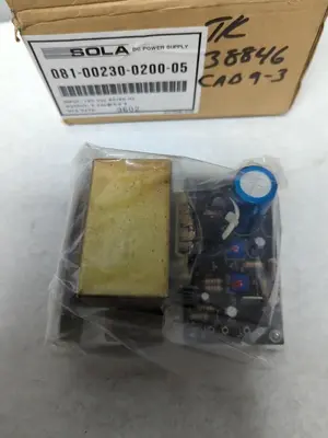 New | in-Stock SOLA 081-00230-0200-05 Miscellaneous Equipment (Electrical & Power) | Surplus Asset Holdings #1197333