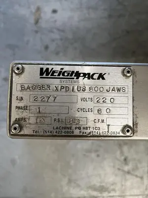 USED WEIGHPACK XPDIUS800JAWS