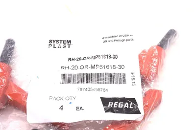 4 NEW SYSTEM BLAST RH-20-OR-MP51618-30 RATCHET HANDLE RH20ORMP5161830