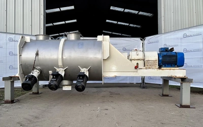 1,300L S/S Lodige Plough Shear Mixer Type FKM-2000-DSZ 55kw