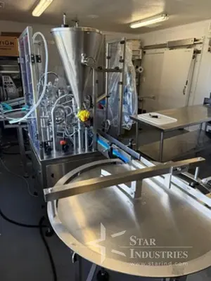Used PACKLINE CORP. MODEL PFM FILLING & CAPPING MACHINE Liquid Fillers California US | Star Industries #1254395