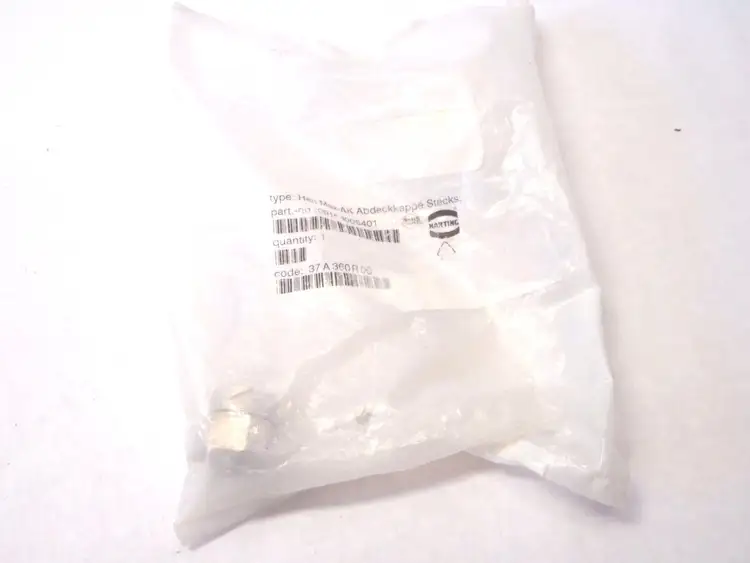 New | in-Stock HARTING HAN MAX-AK ABDECKKAPPE STECKS 37A360R00 Misc Industrial Equipment | Maverick Industrial Sales #1109499