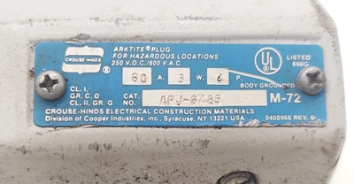USED Crouse-Hinds APJ6485
