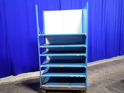 6 @ 23.75" X 47.25" Metal Shelving