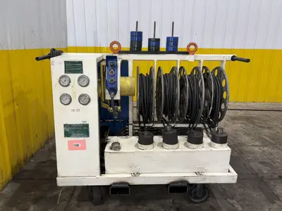 40 TON MODERN HYDRAULICS 4 CYLINDER PORTABLE HYDRAULIC DIE SETTING & SEPARATING SYSTEM: YOBRO #23866