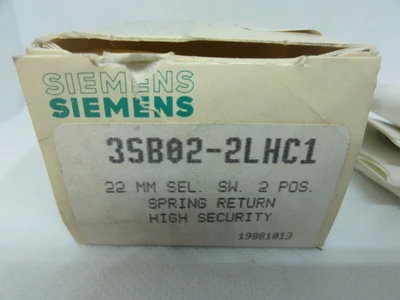 NEW SIEMENS 3SB02-2LHC1