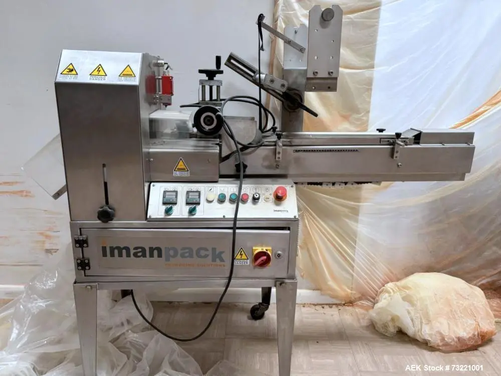 Used IMANPACK MINIMICROPAC Flow Wrappers Illinois US | Aaron Equipment #86904