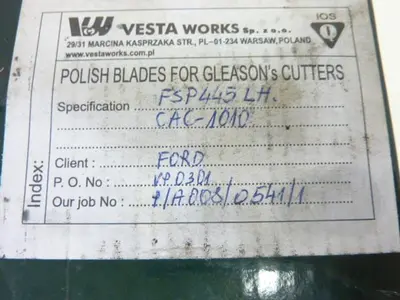 NEW VESTA WORKS LTD. FSP445LH