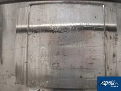 USED Precision 100 Liter Precision Stainless Reactor, 316L S/S, 45/100#