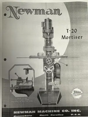 Used NEWMAN T20 Woodworking Mortisers Illinois US | Pleasant Street Machinery #1319662