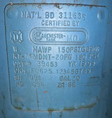 USED 1995 BTM BTM P-5-H X 4.5" STROKE TE-150 A=14.8" PRESS