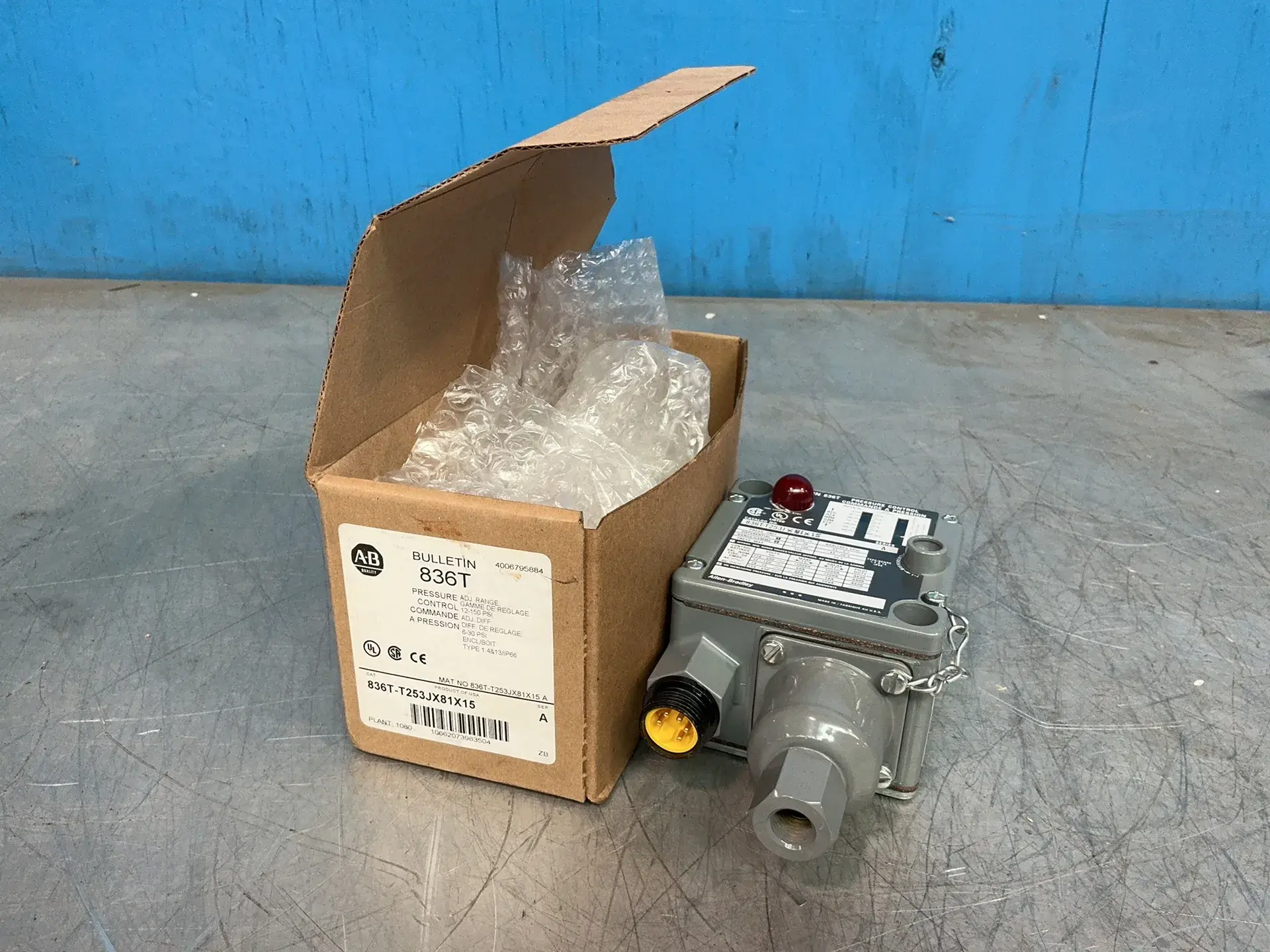 Used ALLEN BRADLEY 836TT253JX81X15 Pressure Switches Ohio US | HGR 24 #1326162