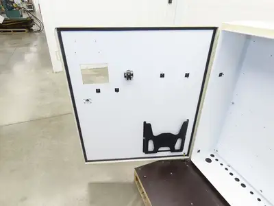 Hoffman Electrical Enclosure 42x36x10" Backplate Wall Mount 100A Disconnect