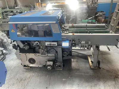 USED MULLER MARTINI 449 THREE KNIFE TRIMMER W/ AMRYS