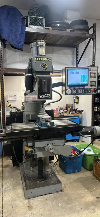 Used SUPERMAX YCM-40 Vertical Mills Illinois US | 520 Machinery Sales LLC #325109