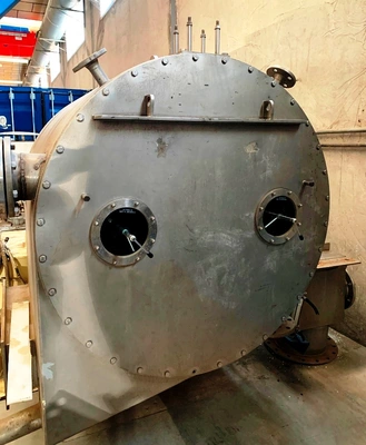 Siebtechnik Tema SHS 903/970-ZK 2-stage pusher centrifuge, 1.4581 SS.