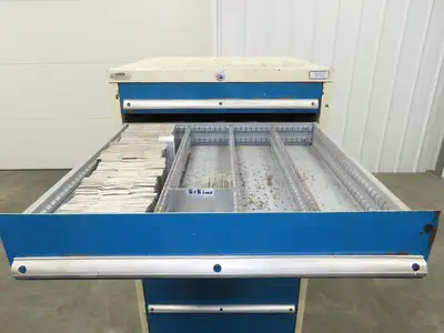 Lista 5 Drawer Industrial Tooling Cabinet 30x29x60" Lyon Stanley Vidmar Box