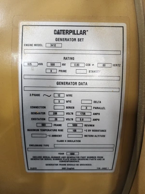 USED CATERPILLAR 3412