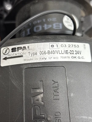NEW SPAL 006-B40-VLL/IE-22