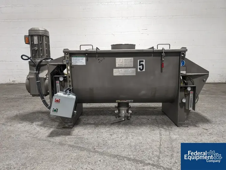 Used American Process 11 Cu Ft American Process Paddle Ribbon Blender, S/S, Modle PRB-011 Ribbon Blenders Ohio US | Federal Equipment Company #127351
