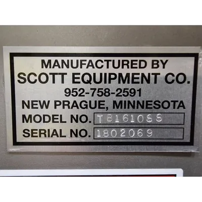 New | in-Stock SCOTT EQUIPMENT CO. TB1610SS Paddle Mixers West Virginia US | JM Industrial #1349112