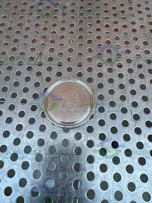 USED LOT OF 10 -  316 STAINLESS STEEL 2"  SANITARY FITTING END CAP