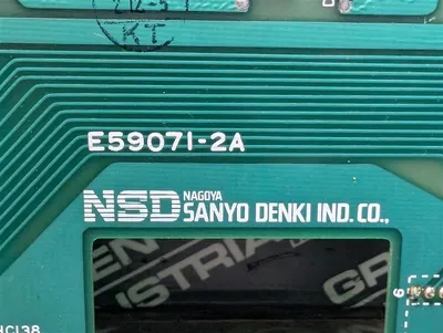 NSD Nagoya Sanyo Denki E59071-2A SANMOTION Servo Controller Board Used